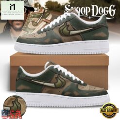 Snoop Dogg Smoke Camo Hip Hop Graphic Air Force 1 Shoes Sneakers, Music Artist AF1 Shoes Snoop Dogg Smoke Camo Hip Hop Graphic Air Force 1 Shoes Sneakers