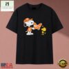 Snoopy And Woodstock Tennessee Volunteers Orange Heart Graphic T Shirt, Music Fan 2D Shirt Snoopy And Woodstock Tennessee Volunteers Orange Heart Graphic T Shirt