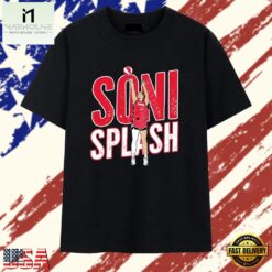 Soni Splash Washington Mystics 22 Basketball Player T Shirt, Stylish 2D Graphic Shirt Soni Splash Washington Mystics 22 Basketball Player T Shirt