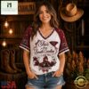 South Carolina Gamecocks NCAA Bow and Floral Team Spirit V Neck T Shirt, NCAA College V Neck Tee South Carolina Gamecocks Ncaa Bow And Floral Team Spirit V Neck T Shirt