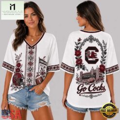South Carolina Gamecocks NCAA Collegiate Pride Collection V Neck T Shirt, NCAA College V Neck Tee South Carolina Gamecocks Ncaa Collegiate Pride Collection V Neck T Shirt