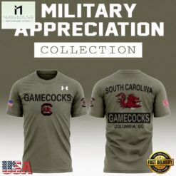 South Carolina Gamecocks x Military Appreciation 2026 Special New 3D Shirt, Hot 3D Shirt Trend South Carolina Gamecocks X Military Appreciation 2026 Special New 3D Shirt