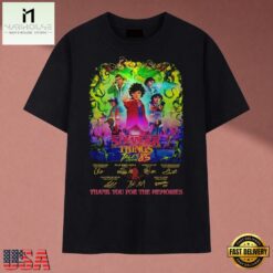 Stranger Things Tales From '85 Thank You For The Memories Graphic T Shirt, Music Fan 2D Shirt Stranger Things Tales From 85 Thank You For The Memories Graphic T Shirt