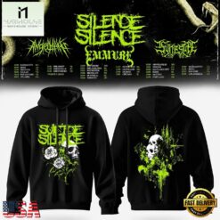 Suicide Silence Reminders of Hell Tour 2026 Graphic Black Hoodie, Popular 3D Music Tee Suicide Silence Reminders OF Hell Tour 2026 Graphic Black Hoodie