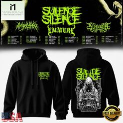 Suicide Silence Reminders of Hell Tour 2026 Graphic Hoodie, Popular 3D Music Tee Suicide Silence Reminders OF Hell Tour 2026 Graphic Hoodie