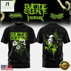 Suicide Silence Reminders of Hell Tour 2026 Limited Edition T Shirt, Popular 3D Music Tee Suicide Silence Reminders OF Hell Tour 2026 Limited Edition T Shirt