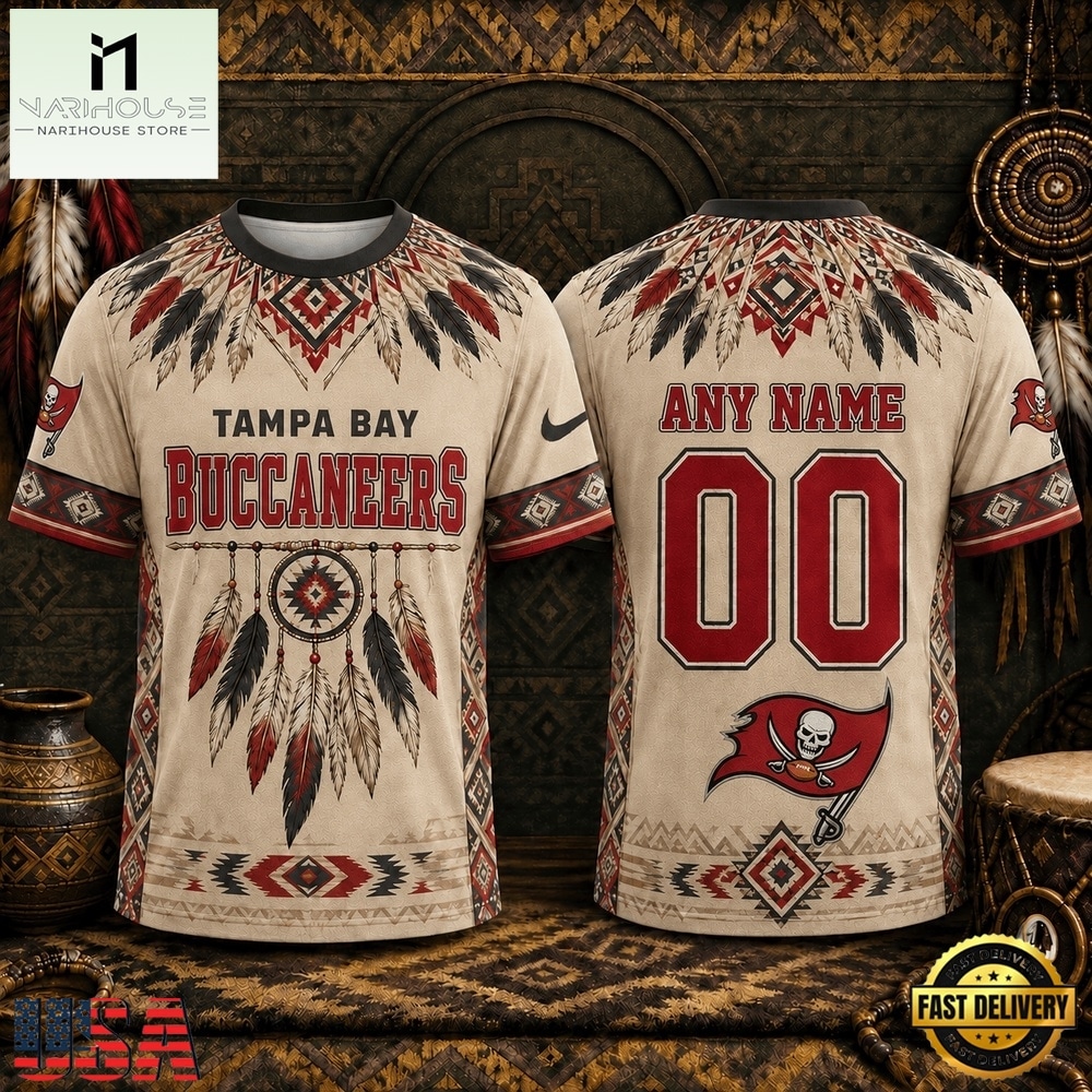 Tampa Bay Buccaneers 2026 NFL Native American Heritage 3D Shirt, NFL Sporty Shirt Tampa Bay Buccaneers 2026 NFL Native American Heritage 3D Shirt, NFL Sporty Shirt