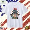 Tampa Bay Buccaneers 813 Tampa Centro Ybor T Shirt, Stylish 2D Graphic Shirt Tampa Bay Buccaneers 813 Tampa Centro Ybor T Shirt