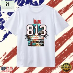 Tampa Bay Buccaneers 813 Tampa Centro Ybor T Shirt, Stylish 2D Graphic Shirt Tampa Bay Buccaneers 813 Tampa Centro Ybor T Shirt