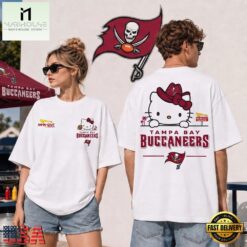 Tampa Bay Buccaneers NFL Kitty Burger Game Day Unisex 3D Shirt, NFL Sporty Shirt Tampa Bay Buccaneers Nfl Kitty Burger Game Day Unisex 3D Shirt