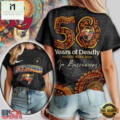 Tampa Bay Buccaneers NFL Naidoc Week 2026 Unisex 3D Shirt, NFL Sporty Shirt Tampa Bay Buccaneers Nfl Naidoc Week 2026 Unisex 3D Shirt