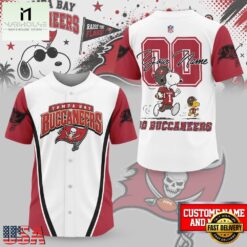 Tampa Bay Buccaneers NFL Snoopy Ultimate Game Day Personalized Jersey Shirt, NFL Game Day Jersey Tampa Bay Buccaneers Nfl Snoopy Ultimate Game Day Personalized Jersey Shirt