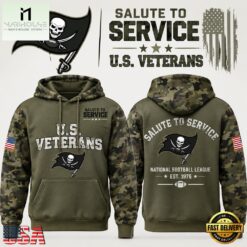 Tampa Bay Buccaneers x Salute To Service 2026 Limited Edition Hoodie, Hot 3D Shirt Trend Tampa Bay Buccaneers X Salute TO Service 2026 Limited Edition Hoodie