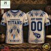 Tennessee Titans 2026 NFL Native American Heritage 3D Shirt, NFL Sporty Shirt Tennessee Titans 2026 Nfl Native American Heritage 3D Shirt