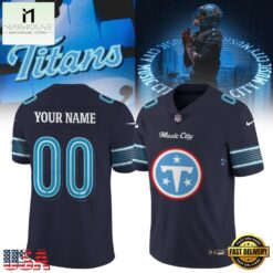 Tennessee Titans NFL Rivalries 2026 Custom Name And Number Football Jersey, Trending Football Shirt Tennessee Titans Nfl Rivalries 2026 Custom Name And Number Football Jersey