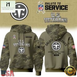 Tennessee Titans NFL US Veterans Salute To Service 2026 Hoodie Shirt, NFL Sporty Shirt Tennessee Titans Nfl US Veterans Salute TO Service 2026 Hoodie Shirt