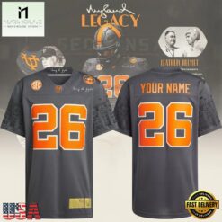 Tennessee Volunteers Legacy Game 2026 Custom Football Jersey, Trending Football Shirt Tennessee Volunteers Legacy Game 2026 Custom Football Jersey