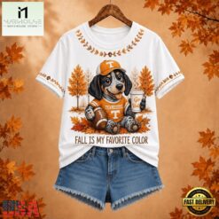 Tennessee Volunteers NCAA Fall Is My Favorite Color Football Unisex 3D Shirt, NCAA College 3D Shirt Tennessee Volunteers Ncaa Fall IS MY Favorite Color Football Unisex 3D Shirt