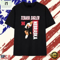 Teraya Sigler pose Nebraska volleyball T Shirt, Stylish 2D Graphic Shirt Teraya Sigler Pose Nebraska Volleyball T Shirt