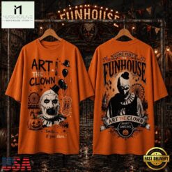 Terrifier Funhouse Nightmare Halloween 3D Shirt, Popular 3D Music Tee Terrifier Funhouse Nightmare Halloween 3D Shirt