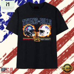 Texans vs Bills Sunday September 13th 2026 at Reliant Stadium T Shirt, Stylish 2D Graphic Shirt Texans VS Bills Sunday September 13th 2026 AT Reliant Stadium T Shirt