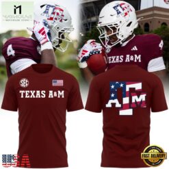 Texas A&M Aggies Football Salute to Service 2026 T Shirt, Hot 3D Shirt Trend Texas A M Aggies Football Salute TO Service 2026 T Shirt
