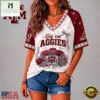 Texas A&M Aggies NCAA Floral Stadium Bow V Neck 3D T Shirt, NCAA College V Neck Tee 2 Texas A&M Aggies NCAA Floral Stadium Bow V Neck 3D T Shirt, NCAA College V Neck Tee Texas A M Aggies Ncaa Floral Stadium Bow V Neck 3D T Shirt