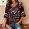 Texas A&M Aggies NCAA Vintage Floral Bow V Neck T Shirt, NCAA College V Neck Tee 2 Texas A&M Aggies NCAA Vintage Floral Bow V Neck T Shirt, NCAA College V Neck Tee Texas A M Aggies Ncaa Vintage Floral Bow V Neck T Shirt