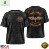 Texas First Battalion Military Style Winged Star Cross Graphic Vintage T Shirt, Popular 3D Music Tee Texas First Battalion Military Style Winged Star Cross Graphic Vintage T Shirt