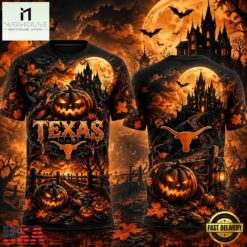 Texas Longhorns Halloween Day 2026 Special New T Shirt, Hot 3D Shirt Trend Texas Longhorns Halloween Day 2026 Special New T Shirt