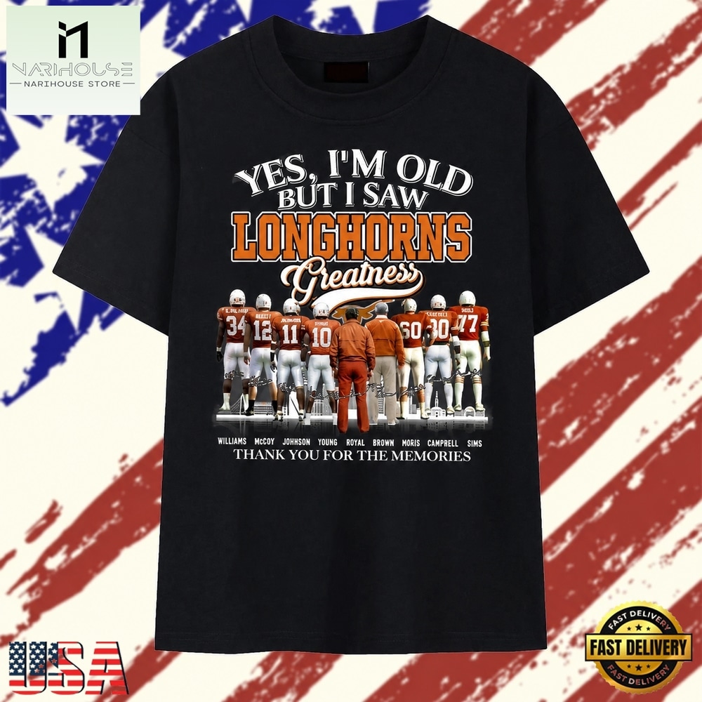 Texas Longhorns Legends Greatness Vintage Football T Shirt, Stylish 2D Graphic Shirt Texas Longhorns Legends Greatness Vintage Football T Shirt