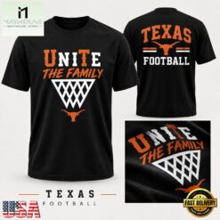 Texas Longhorns Unite The Family 2026 Limited Edition T Shirt, Hot 3D Shirt Trend Texas Longhorns Unite The Family 2026 Limited Edition T Shirt