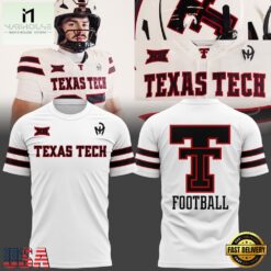 Texas Tech Red Raiders Football 2026 New Season T Shirt, Hot 3D Shirt Trend Texas Tech Red Raiders Football 2026 New Season T Shirt