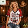 Texas Tech Red Raiders NCAA Bow and Floral Team Spirit V Neck T Shirt, NCAA College V Neck Tee Texas Tech Red Raiders Ncaa Bow And Floral Team Spirit V Neck T Shirt