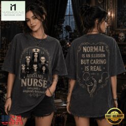 The Addams Family Nurse Delightfully Dark Care 3D Shirt, Popular 3D Music Tee The Addams Family Nurse Delightfully Dark Care 3D Shirt