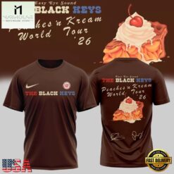 The Black Keys Peaches N Kream World Tour 2026 3D Shirt, Popular 3D Music Tee The Black Keys Peaches N Kream World Tour 2026 3D Shirt