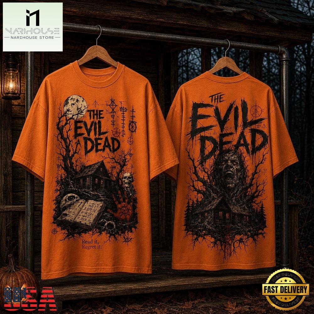 The Evil Dead Cabin Curse Halloween 3D Shirt, Popular 3D Music Tee The Evil Dead Cabin Curse Halloween 3D Shirt, Popular 3D Music Tee