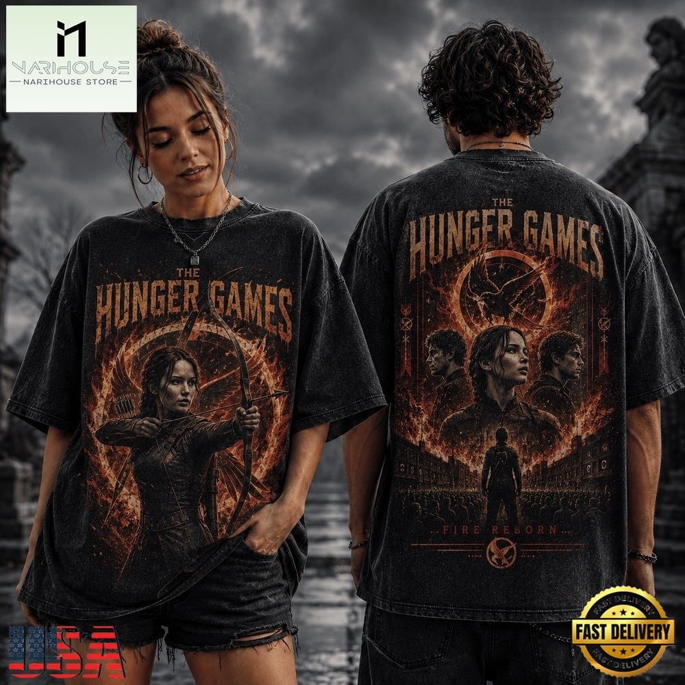 The Hunger Games Fire Reborn 3D Shirt, Popular 3D Music Tee The Hunger Games Fire Reborn 3D Shirt, Popular 3D Music Tee
