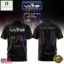The Living Tombstone Multiplayer Tour 2026 3D Shirt, Popular 3D Music Tee The Living Tombstone Multiplayer Tour 2026 3D Shirt