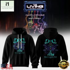 The Living Tombstone Multiplayer Tour 2026 Doc Hoodie, Popular 3D Music Tee The Living Tombstone Multiplayer Tour 2026 Doc Hoodie