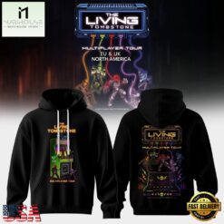 The Living Tombstone Multiplayer Tour 2026 Limited Hoodie, Popular 3D Music Tee The Living Tombstone Multiplayer Tour 2026 Limited Hoodie
