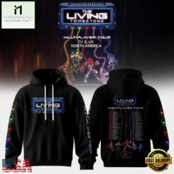 The Living Tombstone Multiplayer Tour 2026 New Design Hoodie, Popular 3D Music Tee The Living Tombstone Multiplayer Tour 2026 New Design Hoodie