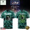 The Living Tombstone Multiplayer Tour 2026 Rust T Shirt, Popular 3D Music Tee The Living Tombstone Multiplayer Tour 2026 Rust T Shirt