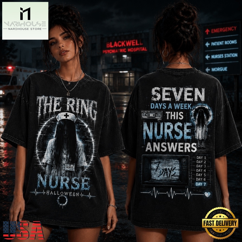 The Ring Nurse Seven Days Halloween 3D Shirt, Popular 3D Music Tee The Ring Nurse Seven Days Halloween 3D Shirt, Popular 3D Music Tee