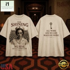 The Shining Nurse Overlook Halloween 3D Shirt, Popular 3D Music Tee The Shining Nurse Overlook Halloween 3D Shirt