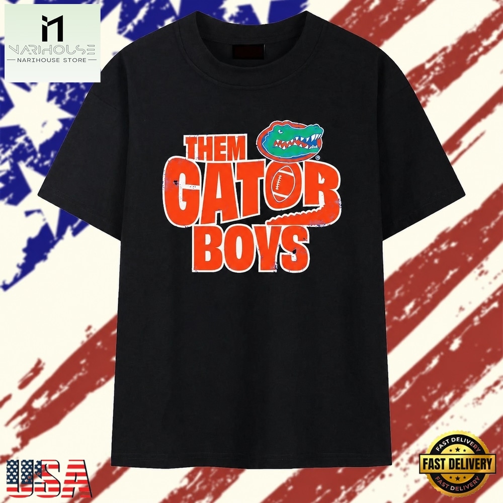 Them Gator Boys Florida Gators Football Distressed T Shirt, Stylish 2D Graphic Shirt Them Gator Boys Florida Gators Football Distressed T Shirt, Stylish 2D Graphic Shirt