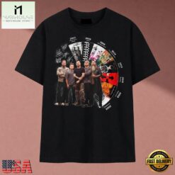 Three Days Grace Albums Discography Timeline Band Signatures T Shirt, Music Fan 2D Shirt Three Days Grace Albums Discography Timeline Band Signatures T Shirt