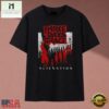 Three Days Grace Alienation Red Silhouette Graphic T Shirt, Music Fan 2D Shirt Three Days Grace Alienation Red Silhouette Graphic T Shirt