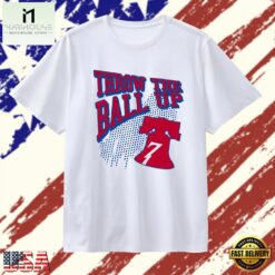 Throw the Ball Up Philadelphia 76ers NBA T Shirt, Stylish 2D Graphic Shirt Throw The Ball UP Philadelphia 76ers Nba T Shirt