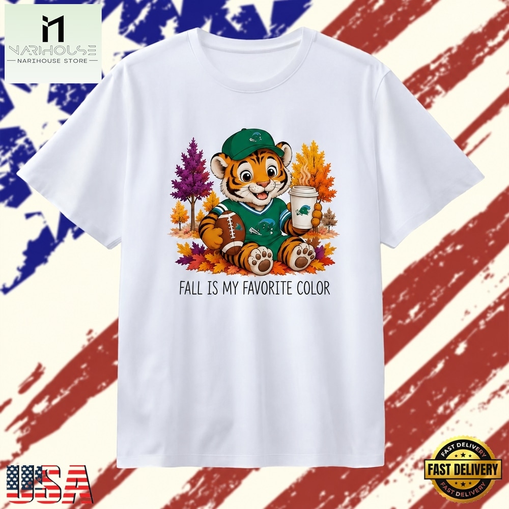 Tulane Green Wave Tiger Fall Is My Favorite Color T Shirt, Stylish 2D Graphic Shirt Tulane Green Wave Tiger Fall Is My Favorite Color T Shirt, Stylish 2D Graphic Shirt